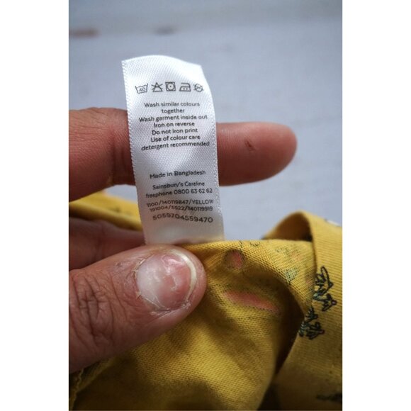 Tu Clothing Bunny Floral Short Sleeve Casual Dress - Size 4-5yrs - Picture 4 of 5